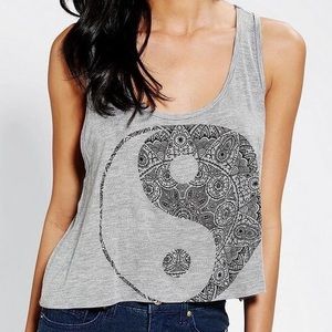 Urban Outfitters Yin Yang Crop tank